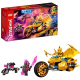 LEGO NINJAGO Jays gyldne drage-motorcykel, Bygge legetøj Byggesæt, 7 År, Plast, 137 stk, 257 g
