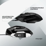 Logitech 910-006138, Gaming mus Sort