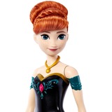 Mattel Anna Dukker Disney Frozen Anna, Mode dukke, Hunstik, 3 År, Dreng/Pige, Klingende, Guld, Grøn, Rød