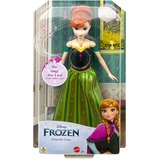 Mattel Anna Dukker Disney Frozen Anna, Mode dukke, Hunstik, 3 År, Dreng/Pige, Klingende, Guld, Grøn, Rød