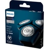 Philips Shaver series 7000, 5000 SH71/50 Ekstra udskiftningsskær, Barberhovedet Sølv, 5000 SH71/50 Ekstra udskiftningsskær, Barberingshoved, 3 hoved(er), Sølv, Philips, Series 7000, 5000