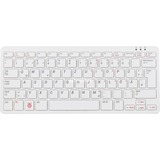 Raspberry Pi Foundation Tastatur Hvid/Rød, DE-layout