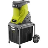 Ryobi RSH2545B kompostkværn 2500 W 40 L Blade Grøn/Sort, 13,4 kg