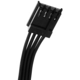 SilverStone HELA 850R Platinum, PC strømforsyning Sort