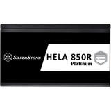 SilverStone HELA 850R Platinum, PC strømforsyning Sort