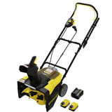 Stanley Batteridrevet snefræser (SCSNP460R2-QW), 36 Volt (2x18V), Sne kasteren Sort/Gul