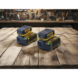Stanley Batteridrevet snefræser (SCSNP460R2-QW), 36 Volt (2x18V), Sne kasteren Sort/Gul