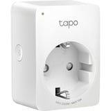 TP-Link Tapo P100 smart stik 2300 W Hvid, Switched stikkontakt Hvid, Trådløs, Bluetooth / Wi-Fi, 2,4 Mhz, 802.11b, 802.11g, Wi-Fi 4 (802.11n), Indendørs, Hvid