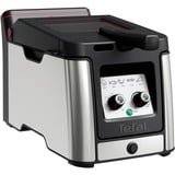 Tefal Clear Duo FR600D Enkelt 0,65 L Enkeltstående 2000 W Frituregryde Sort, Rustfrit stål, Deep friture rustfrit stål/Sort, Frituregryde, 0,65 L, 1,2 kg, 3,5 L, Kulfiber, 30 min.