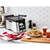 Tefal Clear Duo FR600D Enkelt 0,65 L Enkeltstående 2000 W Frituregryde Sort, Rustfrit stål, Deep friture rustfrit stål/Sort, Frituregryde, 0,65 L, 1,2 kg, 3,5 L, Kulfiber, 30 min.