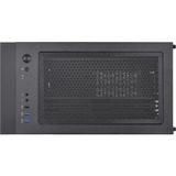Thermaltake Divider 170 TG ARGB Midi Tower Sort, Towerkabinet Sort, Midi Tower, PC, Sort, micro ATX, Mini-ITX, SPCC, Hærdet glas, Flere