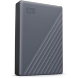 WD My Passport 6TB, USB-C, Harddisk grå