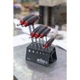 Wiha 45621, Skruetrækker Sort/Rød