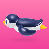 ZURU Pets Alive - Swimming Penguin, Spil figur Pets Alive Swimming Penguin, Badedyr, Dreng/Pige, 3 År, Forskellige farver
