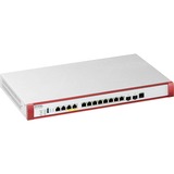 Zyxel USG FLEX 700H firewall (hardware) 15 Gbit/sek. 15 Gbit/sek., 3 Gbit/sek., 6300 Mbit/s, 235 BUT/t, IKEv2, IPSec, SSL, Ledningsført