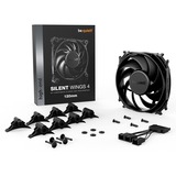 be quiet! SILENT WINGS 4 | 120mm Computerkabinet Ventilator 12 cm Sort 1 stk, Sag fan Sort, Ventilator, 12 cm, 18,9 dB, 48,7 kubikfod/min., 82,74 m³/t, Sort