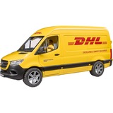 bruder MB Sprinter DHL med chauffør, Model køretøj Gul