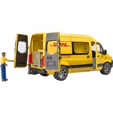 bruder MB Sprinter DHL med chauffør, Model køretøj Gul