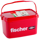 fischer Rawlplug DuoPower 8x40, Dyvel Lys grå/Rød