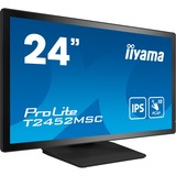 iiyama ProLite T2452MSC-B1 computerskærm 60,5 cm (23.8") 1920 x 1080 pixel Fuld HD LCD Berøringsskærm Multibruger Sort, LED-skærm Sort, 60,5 cm (23.8"), 1920 x 1080 pixel, Fuld HD, LCD, 5 ms, Sort