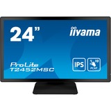 iiyama ProLite T2452MSC-B1 computerskærm 60,5 cm (23.8") 1920 x 1080 pixel Fuld HD LCD Berøringsskærm Multibruger Sort, LED-skærm Sort, 60,5 cm (23.8"), 1920 x 1080 pixel, Fuld HD, LCD, 5 ms, Sort