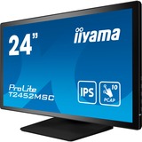 iiyama ProLite T2452MSC-B1 computerskærm 60,5 cm (23.8") 1920 x 1080 pixel Fuld HD LCD Berøringsskærm Multibruger Sort, LED-skærm Sort, 60,5 cm (23.8"), 1920 x 1080 pixel, Fuld HD, LCD, 5 ms, Sort