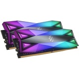 ADATA SPECTRIX D60 RGB hukommelsesmodul 16 GB 2 x 8 GB DDR4 3600 Mhz Sort, 16 GB, 2 x 8 GB, DDR4, 3600 Mhz, 288-pin DIMM