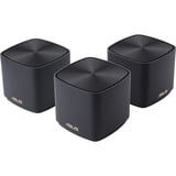 ASUS ZenWiFi XD4 Plus (B-3-PK) Dual-band (2,4 GHz / 5 GHz) Wi-Fi 6 (802.11ax) Sort 2 Intern, Mesh router Sort, Sort, Intern, Mesh-router, Strøm, 445,93 m², Dual-band (2,4 GHz / 5 GHz)