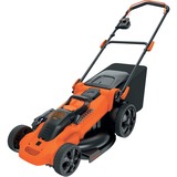 BLACK+DECKER Batteridrevet plæneklipper CLMA4825L2, 36 volt Orange/Sort