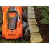 BLACK+DECKER Plæneklipper Orange/Sort