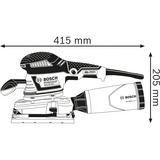 Bosch 0 601 292 801 transportabel slibemaskine Rystepudser 11000 rpm 22000 OPM Blå, Rystepudser, Klemme/velcro, 11000 rpm, 16000 OPM, 22000 OPM, 2,4 mm