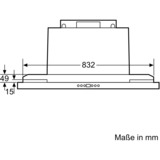Bosch DSZ4961 emhætte tilbehør Sænkeramme, Monteringsrammen Sænkeramme, Rustfrit stål, 5,35 kg, 1 stk, 520 mm, 600 mm