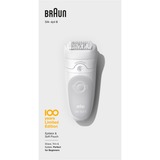 Braun Silk-épil 5 81728163 hårfjerner Hvid, Epilator Hvid/Lys grå, Hvid, Mave, Armhule, Back thigh, Bikini, Buttocks, Kiste, Front thigh, Hoved, Indvendige overarme, Outer..., Barbering, Tyskland, Om hygiënische redenen raden wij af het apparaat te delen met andere..., Batteri