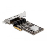 DeLOCK PCIe x4 til 4 x RJ45 Gbit, Netværkskort 