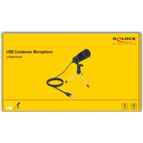 DeLOCK USB kondensatormikrofon Sort