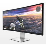 Dell UltraSharp U3415W renoveret, LED-skærm Sort/Sølv