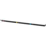Digitus Basis IT PDU med aluminiumprofil, 27-vejs, 24x C13, 3x C19, Strømskinne Sort/aluminium