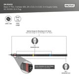 Digitus Basis IT PDU med aluminiumprofil, 27-vejs, 24x C13, 3x C19, Strømskinne Sort/aluminium