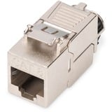 Digitus DN-93816, Keystone modul Sølv/Hvid