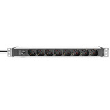 Digitus DN-95410-R, Strømskinne Rød/aluminium