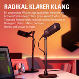 Elgato Wave DX, Mikrofon Sort