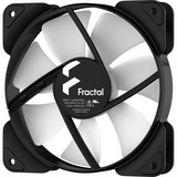 Fractal Design Aspect 12 RGB PWM Computerkabinet Ventilator 12 cm Sort 3 stk, Sag fan Sort/Hvid, Ventilator, 12 cm, 2000 rpm, 33,2 dB, 56 kubikfod/min., 95,1 m³/t