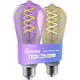 Govee E27 Smart Edison-pære 500lm (2-pak), LED-lampe 