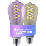 Govee E27 Smart Edison-pære 500lm (2-pak), LED-lampe 