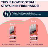 HUDORA 71553, Handsker Rød/Hvid