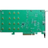 HighPoint SSD6204A RAID controller PCI Express x8 3.0 8 Gbit/sek., Interface card PCI Express 3.0, PCI Express x8, 0, 1, 8 Gbit/sek., 4 kanaler, 920,585 t