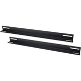 Inter-Tech 88887353 tilbehør til rack, Skinner Sort, Sort, Stål, 40 kg, 1U, 48,3 cm (19"), 55 mm