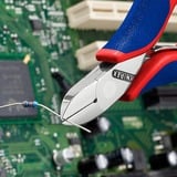KNIPEX Elektronisk sideskærer 77 02 115, Skære tang Rød/Blå