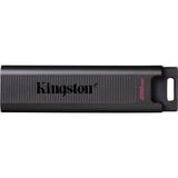 Kingston DataTraveler 256GB Max 1000R/900W USB 3.2 Gen 2, USB-stik Sort, 256 GB, USB Type-C, 3.2 Gen 2 (3.1 Gen 2), 1000 MB/s, Glide, Sort