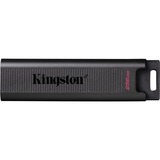 Kingston DataTraveler Max USB-nøgle 256 GB USB Type-C 3.2 Gen 2 (3.1 Gen 2) Sort, USB-stik Sort, 256 GB, USB Type-C, 3.2 Gen 2 (3.1 Gen 2), 1000 MB/s, Glide, Sort